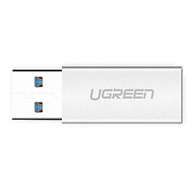 Mua Ugreen UG30706US204TK usb 3.0 type a đực ra usb 3.1 type c cái adapter màu bạc - HÀNG CHÍNH HÃNG