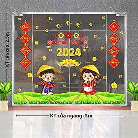 Mua DECAL TRANG TRÍ TẾT 2024 CHO TRƯỜNG MẦM NON