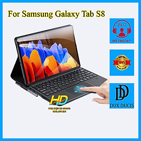 Mua Bao Da Kèm Bàn Phím Dành Cho Samsung Tab S8 11 inch Hãng Dux Duics Có Bàn Di Chuột TougchPad  Chống Sốc - Hàng Nhập Khẩu