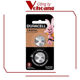 Vỉ 2 Viên Pin Duracell CR2032 / CR2025 / CR2016 Lithium 3V - Hàng chính hãng