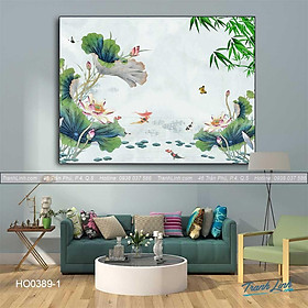 Mua Tranh Canvas hoa treo tường trang trí phòng thờ
