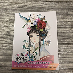 Tranh tô màu cổ trang 10 tấm 