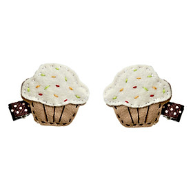 Kẹp Tóc Cupcake Cho Bé Latin Handmade LT376W