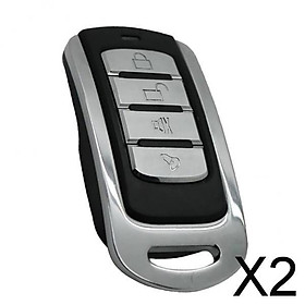 2x433MHZ Universal Cloning Remote Control Key for Garage Door Electric Gate