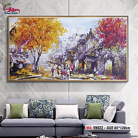 Tranh tô màu theo số Gam khổ lớn phong cảnh Việt Nam VN022