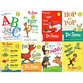 [Download Sách] Combo 8 Cuốn Sách Song Ngữ Dr. Seuss Kinh Điển Giúp Trẻ Học Tiếng Anh ( tặng kèm bookmark Sáng Tạo )