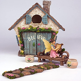 Fairy Garden House Kit Fairy Garden Supplies Mini Fairy Figurines Miniature Figurines and Accessories It is fairy garden kit for kids or adults