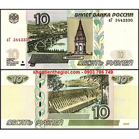 Mua Sưu Tầm Châu Âu - Russia - Nga 10 Rub 1997 UNC - TT000779