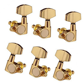 4x 3R3L Guitar Tuning Pegs Keys Machine Head for Electric Acoustic Folk Guitar, Pack of 6