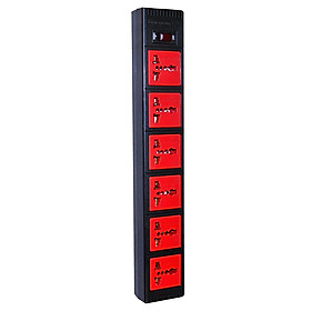 Mua Ổ Cắm 6 Lỗ 3 Chấu Dây 5 Mét Điện Quang ĐQ ESK 5BR 63ECO - Đen Đỏ