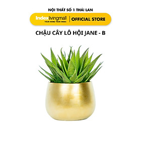 Chậu Cây Gỉa JANE - A/B Trang Trí Nhà Cửa Màu Vàng Đồng | Index Living Mall | Nội Thất Nhập Khẩu Thái Lan - Phân Phối Độc Quyền Tại Việt Nam