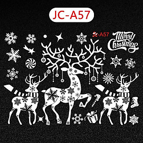Nhãn dán cửa sổ Giáng sinh nhãn dán trang trí Giáng sinh trang trí cửa sổ trang trí Giáng sinh trang trí cửa sổ/cửa hàng Static Static Stickers, JC-A57