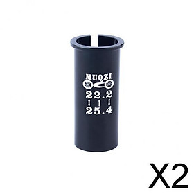 2xBicycle Seatpost Sleeve Shim Bike Seat Post Tube Adapter 22.2mm to 25.4mm