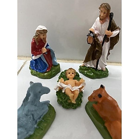 Mua 268. Tượng mini Noel sieu rẻ 8 5cm
