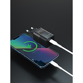 Sạc PD 50W GaN MiLi - HC-H48BK - cốc sạc nhanh chính hãng 1A1C - Hàng chính hãng