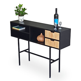 Mua Bàn console gỗ cao su chân sắt Juno sofa CSTCT060 120x30x85 cm nhiều màu lựa chọn