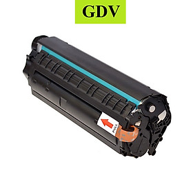 Hộp Mực In GDV Cartridge 12A Cho Máy HP 1010 1012 1015 Q2612A FX9 FX10 103 303 703 104 304 Có Lỗ Nạp Mực - Hàng Chính Hãng