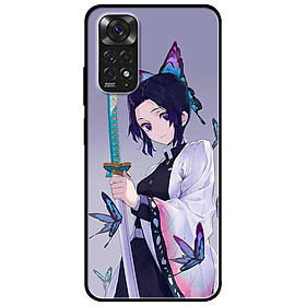 Ốp lưng dành cho Xiaomi Redmi Note 11 4G mẫu Anime Shinobu Kimetsu Bướm