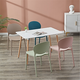 Mua Ghế nhựa đúc nhiều màu độc lạ trang trí quán cafe - Ghế ăn gia đình  Ghế cafe  Ghế ngồi chờ tiệm nail spa decor ban công sân vườn đẹp
