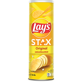 Lay's Stax Khoai Tây Miếng Vị Tự Nhiên 100gr