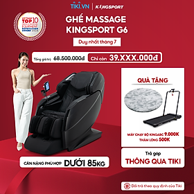 CHỈ GIAO MIỀN BẮC | Ghế massage toàn thân cao cấp KINGSPORT G6 công nghệ massage Kingtech Touch Pro, công nghệ làm ấm Warmtech