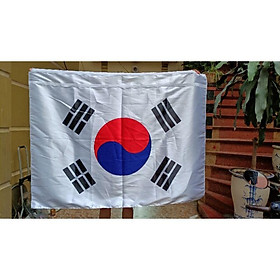 Quốc kỳ Hàn Quốc 1x1,5m in chuyển nhiệt may theo yêu cầu