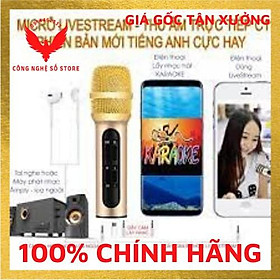 Mua Micro livestream thu âm C11  hát karaoke  kết nối 2 điện thoại cùng lúc  tặng tai nghe thông minh cao cấp.