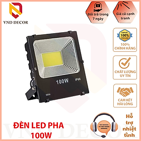 Mua Đèn led pha COB 100W  Ánh sáng trắng   VỎ DÀY  ĐỦ CÔNG SUẤT