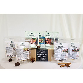 Hộp Gia Vị Nấu Ướp Dh Foods - Set 2 loại nguyên liệu nấu Phở - Bún Bò và 4 loại nguyên liệu ướp thịt nướng