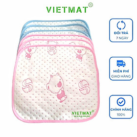 3 tấm lót chống thấm cho bé Vietmat kích thước 30x30cm lót mông mềm êm, siêu hút nước