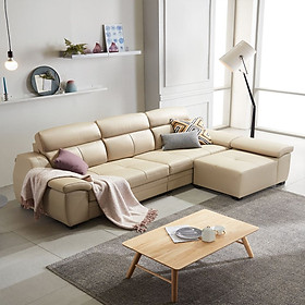 Mua SF305 - GHẾ SOFA DA THẬT 4 CHỖ NGỒI KÈM ĐÔN
