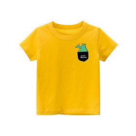 Áo thun bé trai bé gái mẫu Little Monster vải cotton - Áo phông trẻ em cộc tay cổ tròn Gokis shop 97