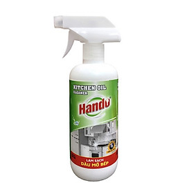 Chai xịt làm sạch vết dầu mỡ bếp Hando 570ml