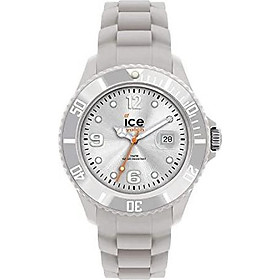 Ice-Watch Unisex SI.SR.U.S.09 Sili Collection Silver Plastic and Silicone Watch