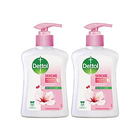 Combo 2 chai nước rửa tay Dettol kháng khuẩn dưỡng da - Chai 250g