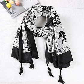 KHĂN BOHO DÀI HỌA TIẾT THỔ CẨM - CAO CẤP - 80x180CM - THY THY STORE