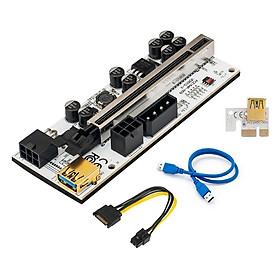 Pci-E Riser Card PCIe 1x to 16x Extender Pci-E Riser Adapter Card Durable
