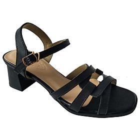 Giày Sandal Cao Gót Da Bò BIGGBEN Cao 5 Phân SDCG133