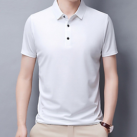 Áo Phông Nam Polo New  Có Cổ Tay Ngắn Trơn Mùa Hè Nhiều Màu