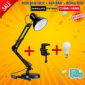 Mua Đèn Pixar  Đèn Học Chống Cận Thị  Đèn Đọc Sách  Đèn Làm Việc Để Bàn Chống Chói Mắt Lóa Mắt Bảo Vệ Mắt + Bóng Đèn + Chân Kẹp + Chân Đế - Hàng Chính Hãng Amalife