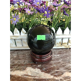 Mua Quả cầu phong thủy đá thạch anh đen - Đường kính 8 8cm và 9cm