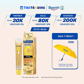 Tinh chất vitamin C dưỡng trắng, mờ thâm cao cấp Melano CC Premium Whitening Essence 20ml
