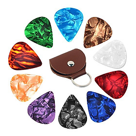 0.46mm Guitar Pick Plectrum Celluloid with Holder for Electric