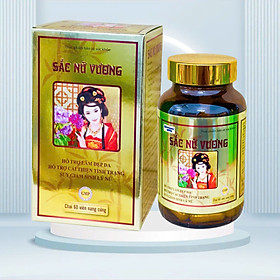 Viên uống SẮC NỮ VƯƠNG , Hộp 60 viên cải thiện tình trạng suy giảm sinh lý nữ do suy giảm nội tiết tố