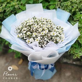 Mua Bó hoa baby trắng và cúc thạch thảo trắng - Bầu Trời tại Flower Corner | Tiki Mua Bó hoa baby trắng và cúc thạch thảo trắng - Bầu Trời tại Flower Corner | Tiki