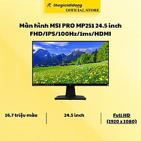 Mua Màn hình MSI PRO MP251 24.5 inch FHD/IPS/100Hz/1ms/HDMI - Hàng Chính Hãng