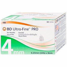 Đầu kim chích tiểu đường BD 31G (Kim bánh ú) hộp 100 cây 