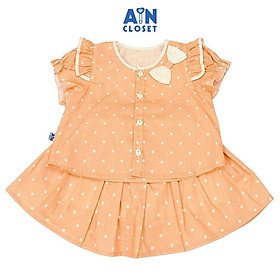 Set Áo Váy bé gái họa tiết Bi Cam Cotton - AICDBG13Q1J5 - AIN Closet