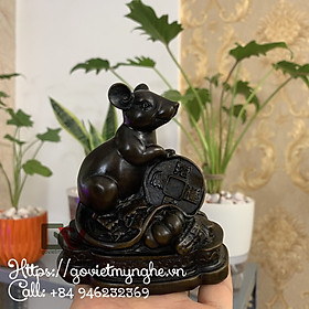 Mua Tượng đá trang trí chuột - đá màu