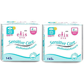 Băng Vệ Sinh Elis Sensitive Care RP 14 Miếng 25cm combo 2 gói